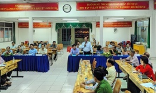 Tổ chức sinh hoạt điểm trong các loại hình chi bộ  ở quận Tân Phú (TP. Hồ Chí Minh)